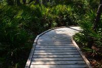 Apalachicola National Estuarine Research Reserve Visitor Center - boardwalk to view St. George Sound 